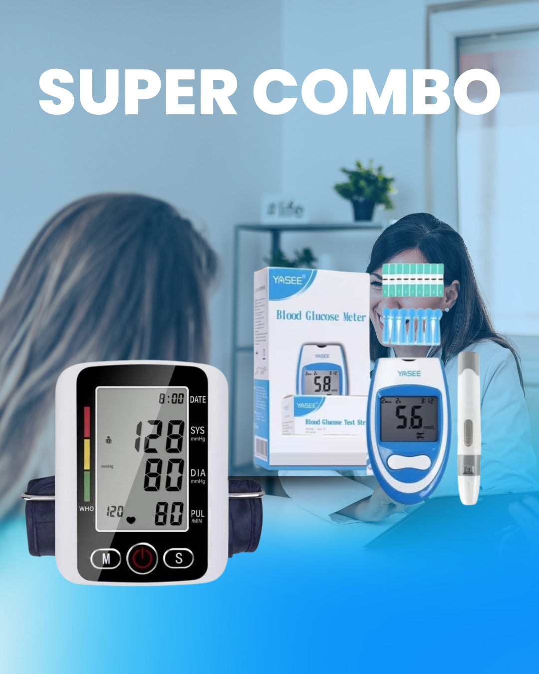 COMBO GLUCO-TENSIÓMETRO