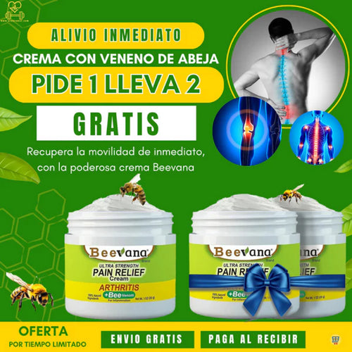 Beevana crema dolores y articulaciones 2